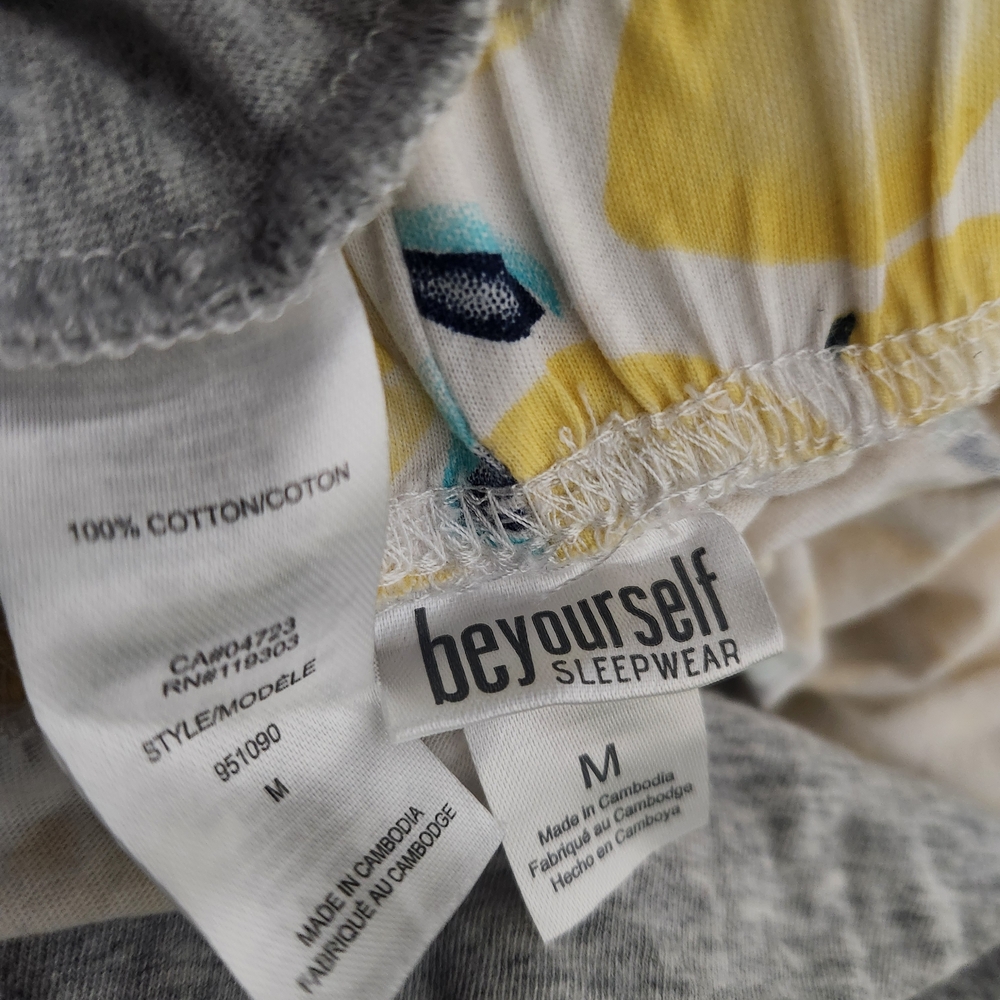 Lemon Print Pajama Set - Picture 4 of 5